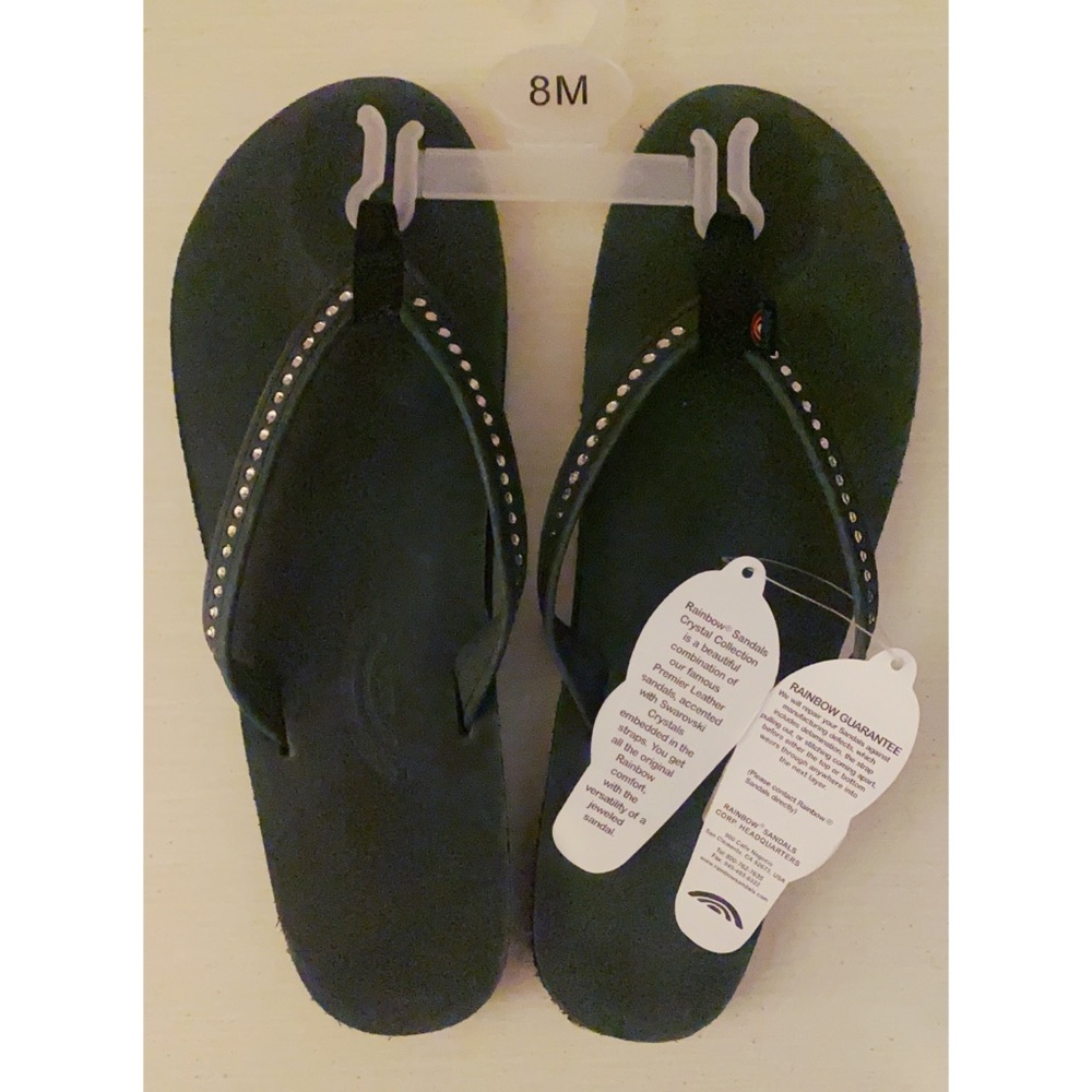 Rainbow Sandals with Swavorski Crystals